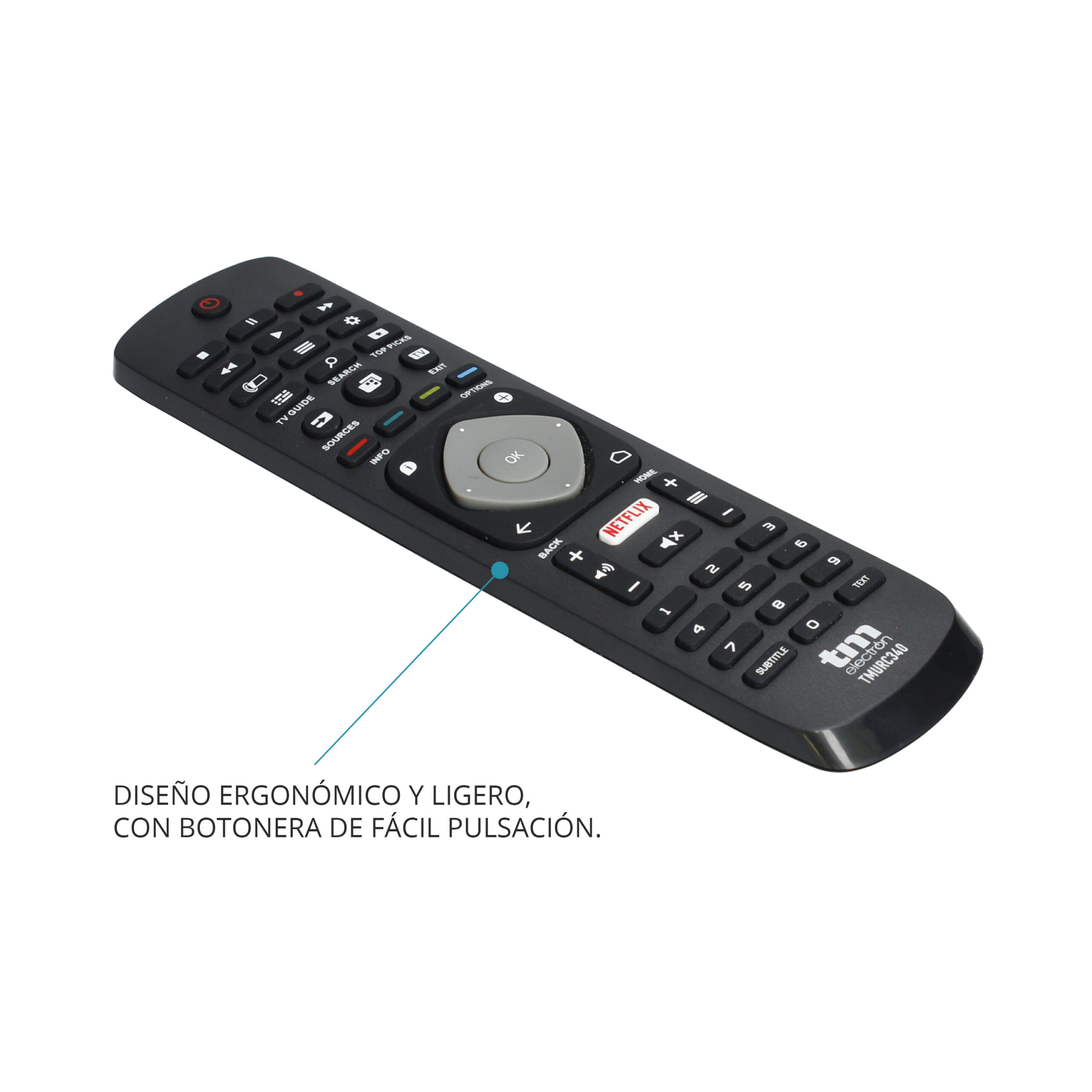 Mando a distancia compatible con Philips TV HD, LED, LCD | Ekon