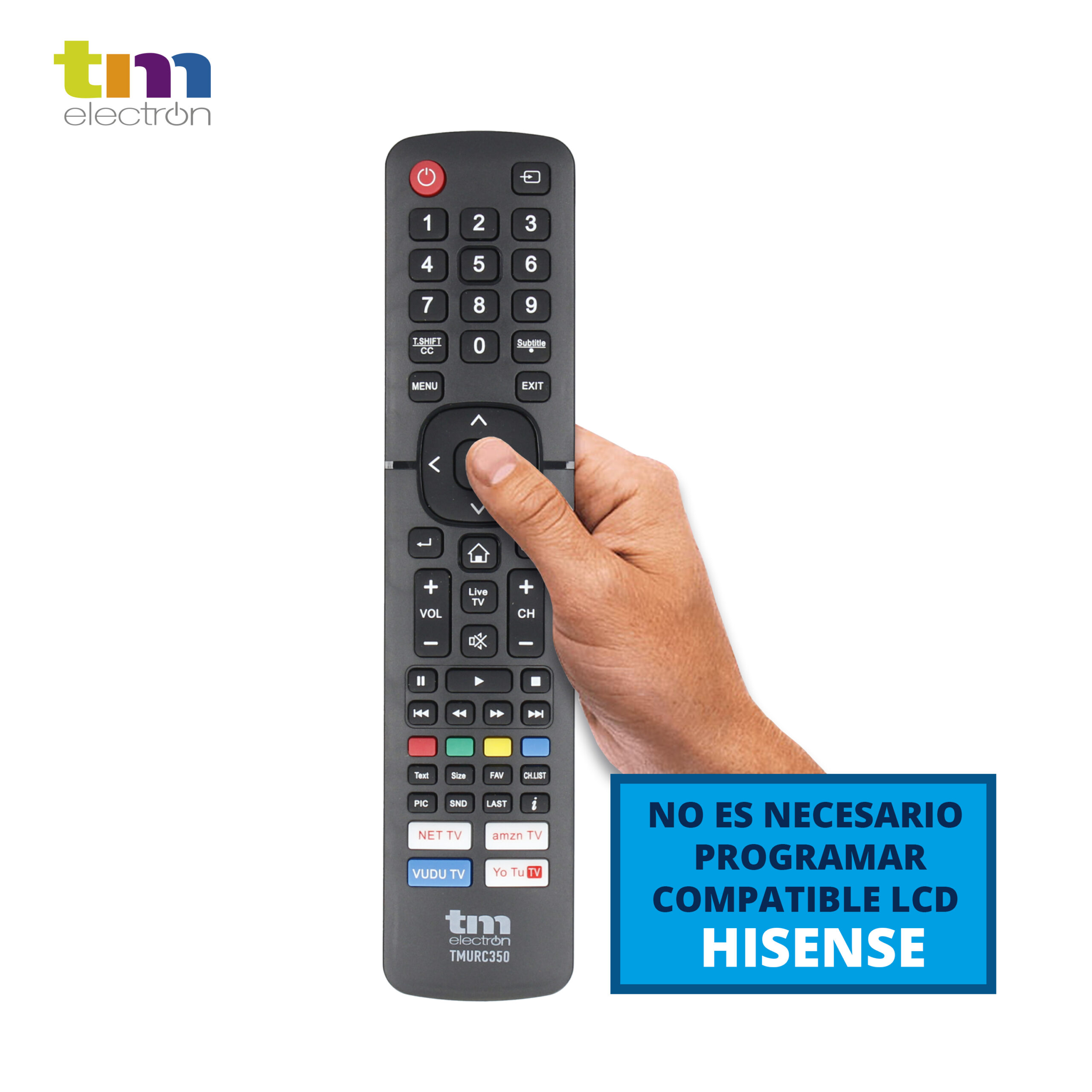 Mando Hisense, mando universal para TV Hisense Tienda Online